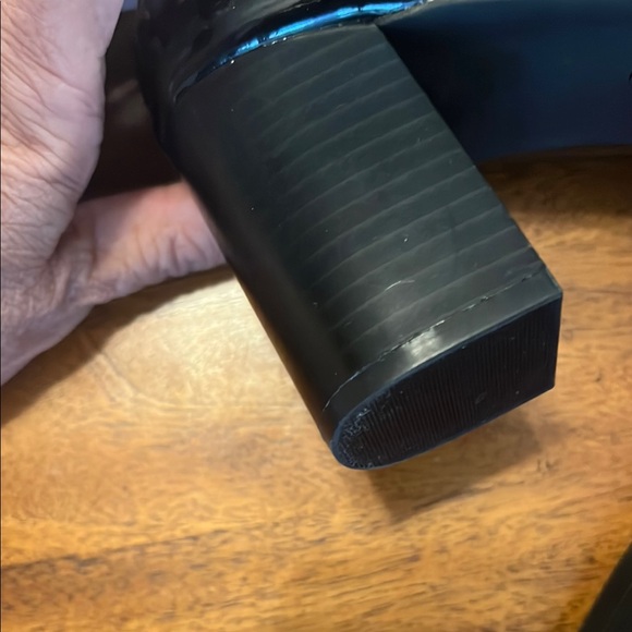 Women's New Anne Klein iflex  Shiny Black Heeled size 7.5 Loafer - Picture 11 of 16